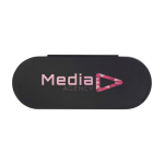 Set de manicura que incluye todas las herramientas esenciales color negro vista impresión tampografía