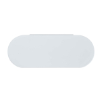 Set de manicura que incluye todas las herramientas esenciales color blanco tercera vista frontal