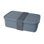 Fiambrera de plástico reciclado para empresas 800ml color gris
