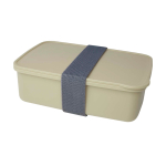 Fiambrera de plástico reciclado para empresas 800ml color beige