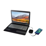 Cable retráctil 5 en 1 de carga rápida y sincronización de datos 100W color negro cuarta vista