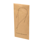 Lanyard para smartphone de plástico reciclado con cable 5 en 1 100W color negro segunda vista con caja