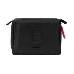 Botiquín de primeros auxilios con 31 piezas básicas de emergencia color negro segunda vista trasera