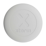 Etiqueta de viaje localizadora que es resistente al agua Xtorm XTAG2GA color blanco segunda vista frontal