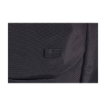 Mochila para portátil de poliéstser expandible con cierre enrollable 17” color negro vista detalle 1