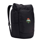 Mochila para portátil de poliéstser expandible con cierre enrollable 17” color negro