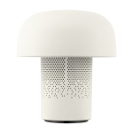 Altavoz de acero y plástico con lámpara LED regulable Kooduu 10W color blanco segunda vista trasera