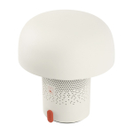 Altavoz de acero y plástico con lámpara LED regulable Kooduu 10W color blanco segunda vista