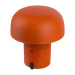 Altavoz de acero y plástico con lámpara LED regulable Kooduu 10W color naranja segunda vista