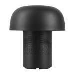 Altavoz de acero y plástico con lámpara LED regulable Kooduu 10W color antracita segunda vista trasera