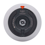 Lámpara portátil tipo farol que aporta iluminación suave Kooduu Loome color blanco vista detalle 2