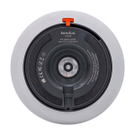 Lámpara portátil tipo farol que aporta iluminación suave Kooduu Loome color antracita vista detalle 2