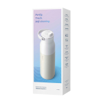 Botella inteligente con filtro de agua y app de rastreo 1L LARQ PureVisTM 2.0 color blanco segunda vista con caja