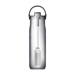 Botella térmica de acero inoxidable con filtro y tapa desmontable 1L LARQ Swig Top color negro tercera vista