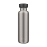 Botella térmica de viaje de acero inoxidable 500ml Mepal Ellipse color negro segunda vista frontal