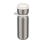 Botella deportiva térmica de acero inoxidable 600ml Mepal Twist color blanco segunda vista frontal