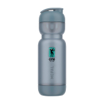 Shaker de plástico con mezclador incluido 800ml Mepal Shaker color azul vista impresión tampografía