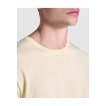 Camiseta de hombre de algodón de punto manga corta 180 g/m2 Roly Corgi color amarillo vista detalle 2