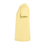 Camiseta de hombre de algodón de punto manga corta 180 g/m2 Roly Corgi color amarillo vista lateral