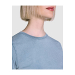 Camiseta de manga corta para mujer entallada 280 g/m2 Roly Fiyi color verde oscuro vista detalle 1