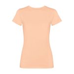 Camiseta de manga corta para mujer entallada 280 g/m2 Roly Fiyi color coral