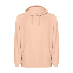 Sudadera unisex con capucha y acabado lavado 250 g/m2 Roly Kenia color coral