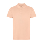 Polo unisex de manga corta con acabado lavado 200 g/m2 Roly Cobain color coral