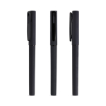 Roller reciclado con cuerpo gomoso y escritura suave tinta negra color negro vista 11