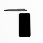 Bolígrafo de aluminio con tecnología NFC y pulsación tinta azul vista 5