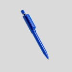 Bolígrafo de ABS reciclado con mecanismo de pulsación tinta azul