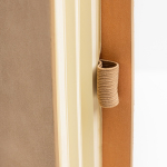 Libreta ecológica con soporte lateral para bolígrafo A5 hojas lisas vista 3