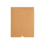 Libreta de algodón reciclado con bolígrafo de té verde A5 hojas lisas vista en caja