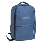 Mochila soft con detalles reflectantes y asa para trolley 15.6” vista con logo impreso