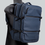 Mochila expandible con cremalleras y correa para trolley 15.6”