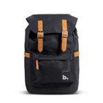 Mochila de RPET resistente al agua con cierres magnéticos 15.6” vista con logo impreso