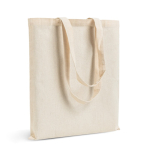 Bolsa de algodón con asas largas e interlock resistente 240 g/m2 vista 1