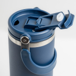 Vaso térmico de acero inoxidable con tapa doble y asa plegable 900ml vista 1