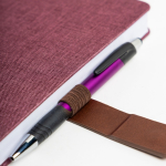 Agenda con vista diaria en español y portugués con cierre magnético A5