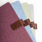 Agenda con vista diaria en español y portugués con cierre magnético A5 vista 1