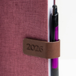 Agenda con vista diaria en español y portugués con cierre magnético A5 vista 3