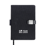 Agenda con vista diaria en español y portugués con cierre magnético A5 vista de impresión