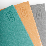 Agenda diaria en español y portugués con cubierta de papel artesanal A5 vista 2