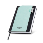 Agenda diaria en español y portugués con soporte para bolígrafo A5