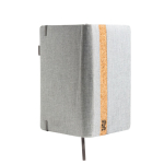 Agenda diaria en español y portugués con funda de lino y corcho A5