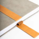 Agenda de vista diaria en español y portugués con tapa nubuck A5