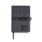 Agenda con vista diaria en español y portugués con cinta a juego A5 color negro vista 11