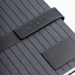 Agenda con vista diaria en español y portugués con cinta a juego A5