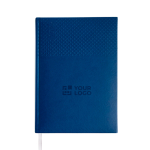 Agenda vista semanal español y portugués y páginas de papel marfil A5 vista de impresión