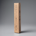 Llavero cargador de nylon reciclado 2 en 1 con USB-C y Lightning 60W vista 1