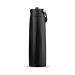 Vaso térmico eco de acero inoxidable reciclado con asa y pajita 1L color negro vista 11